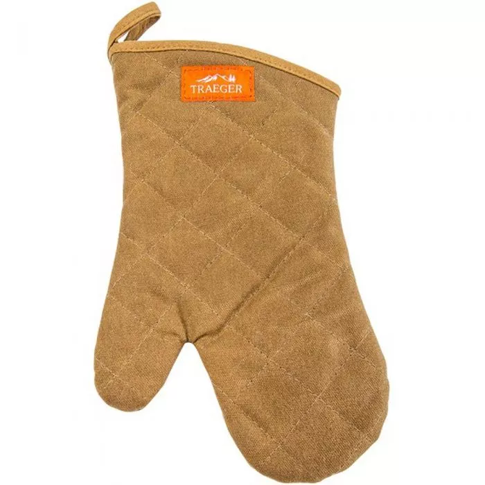 Traeger Grills BBG Mitt Brown Canvas and Leather #APP195