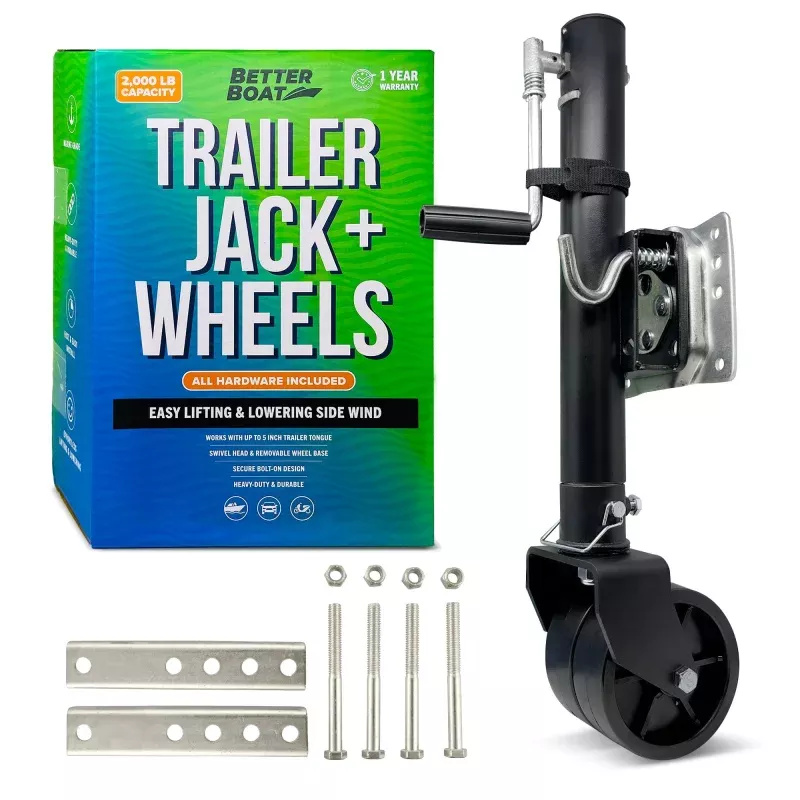 Trailer Jack and Wheel|1 Wheel 1200lbs&2 Wheels 2000lbs