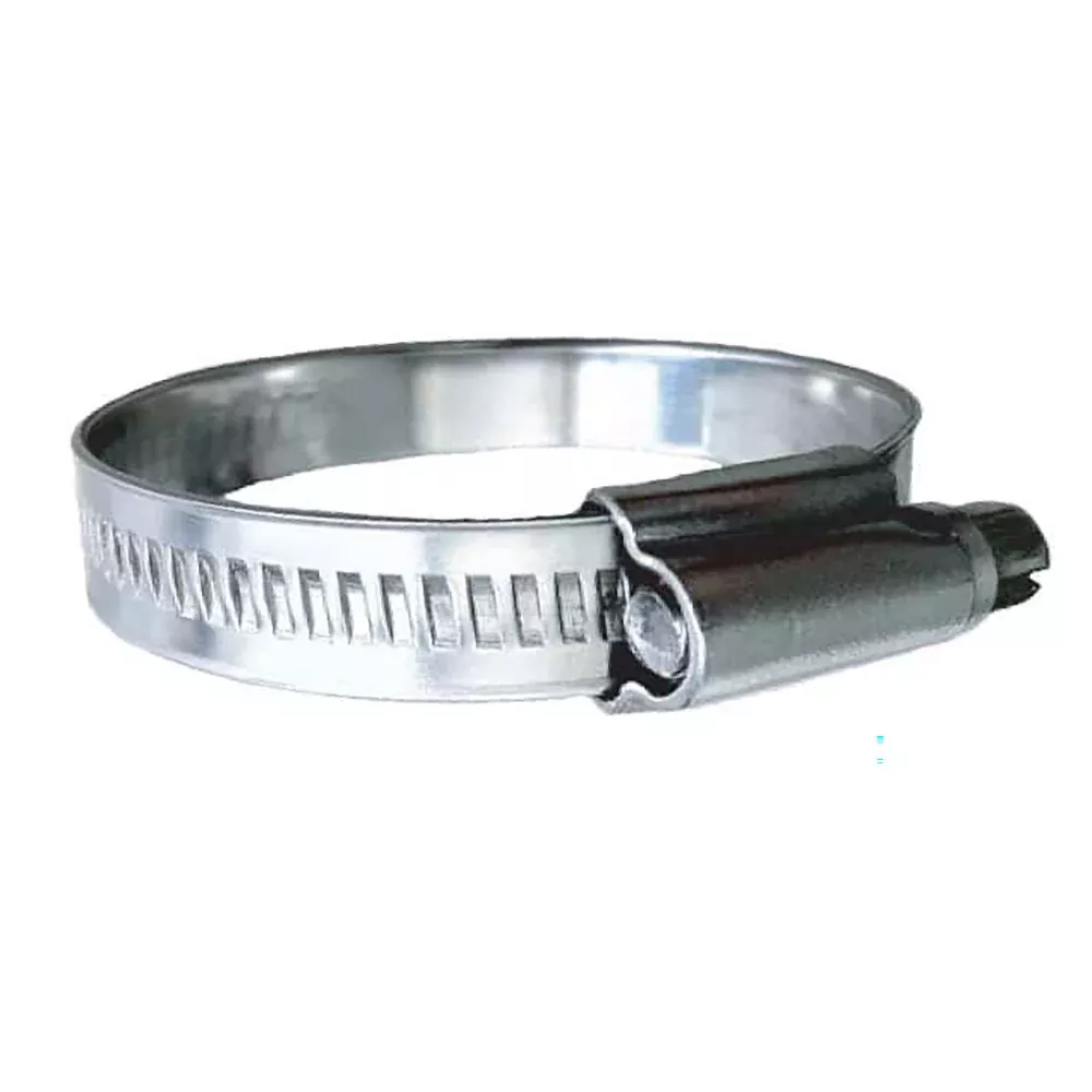 Trident Marine 316 SS Non-Perforated Worm Gear Hose Clamp – 15/32″ Band – (1-1/2″ – 2″) Clamping Range – 10-Pack – SAE Size 24 [710-1381]