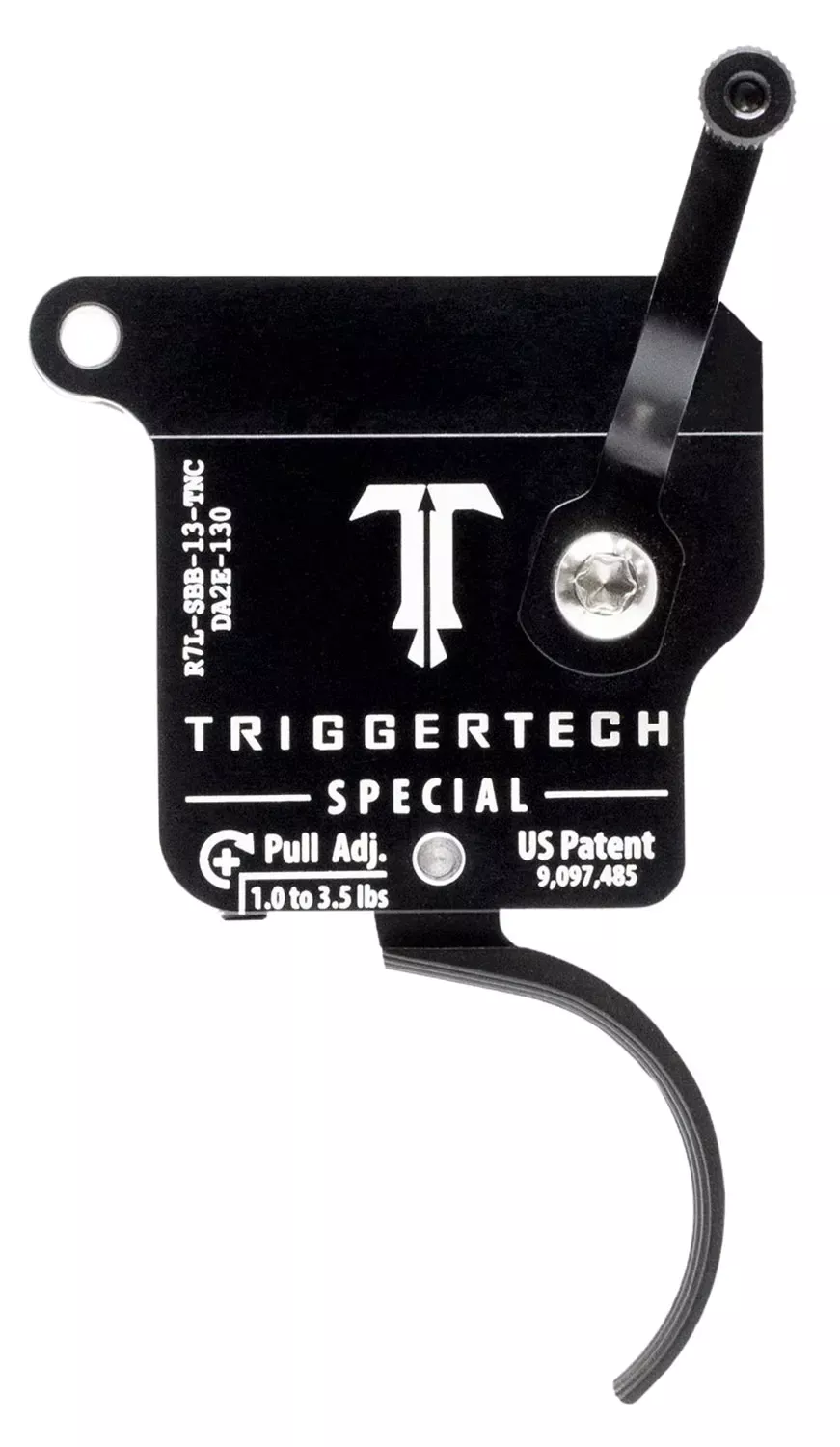 Trigger Tech Remington 700 Special Drop In Replacement Trigger No Bolt Release Curved Lever