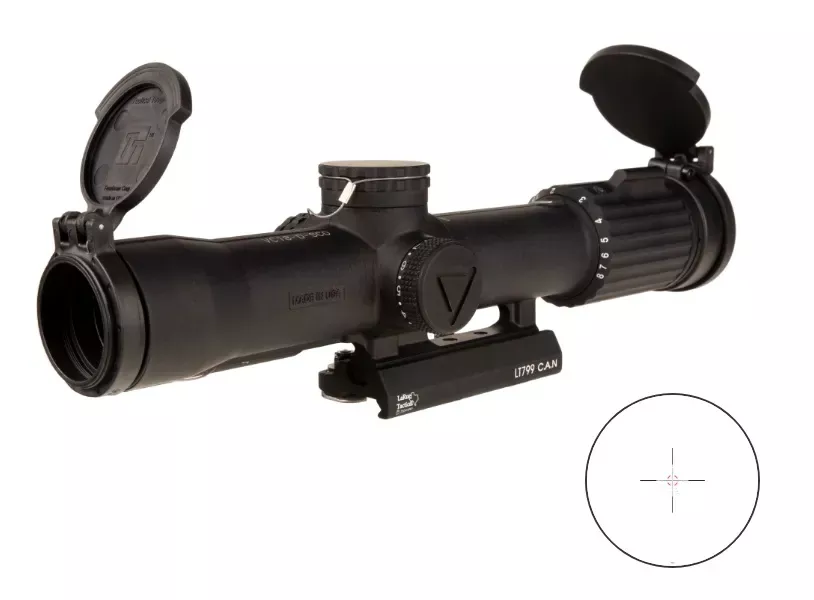 Trijicon VCOG SCO 1-8X28 Riflescope Red MRAD Tree Reticle