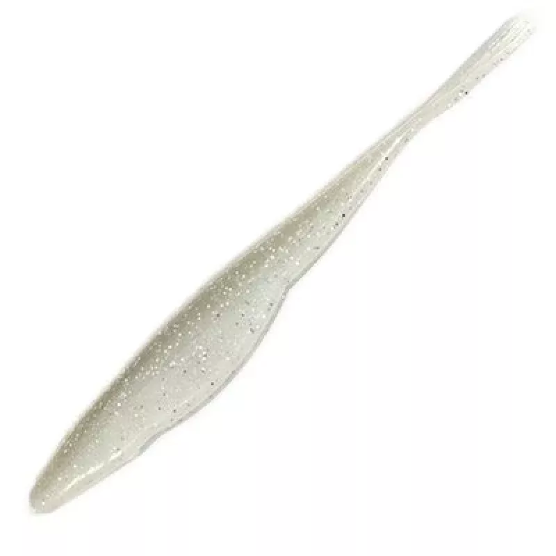 Triple Tail Jerk Shad – Pearl Shiner