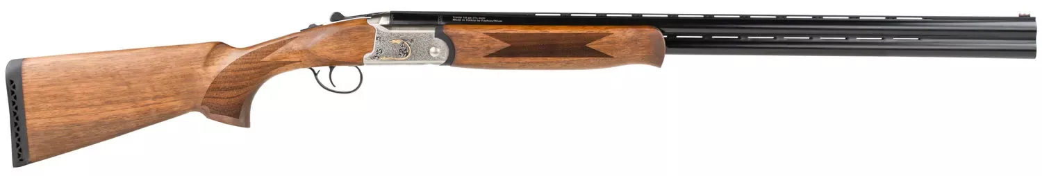 TriStar Trinity 16 Gauge O/U Shotgun 2.75" 28" Silver Turkish Walnut 33106