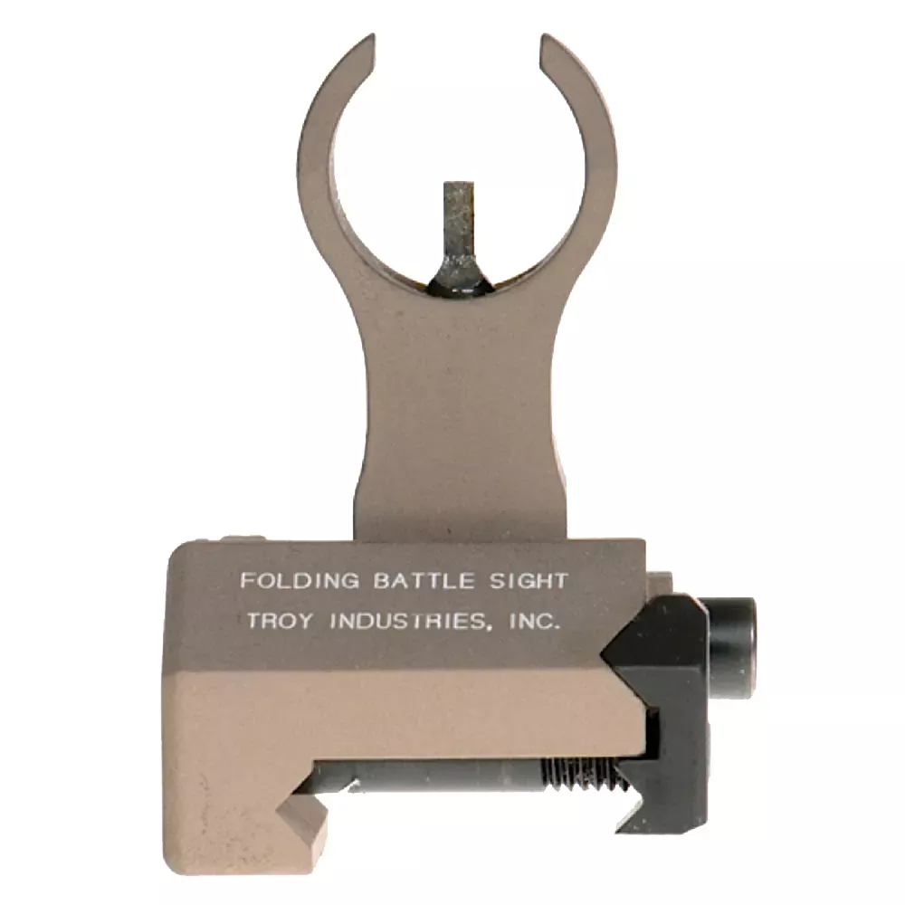Troy IndBattleSight Front Sight Folding Flat Dark Earth for HK