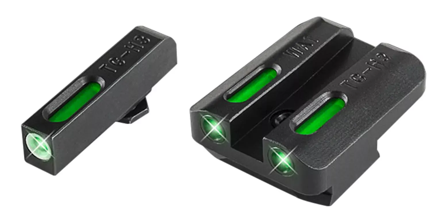 TruGlo TFX Green Tritium Sights for Walther PPQ