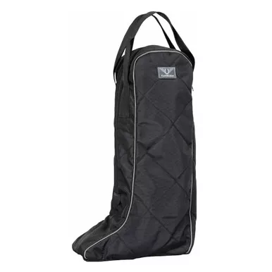 TUFFRIDER Classic Equestrian Black/Silver Boot Bag (100790-745/16/STD)