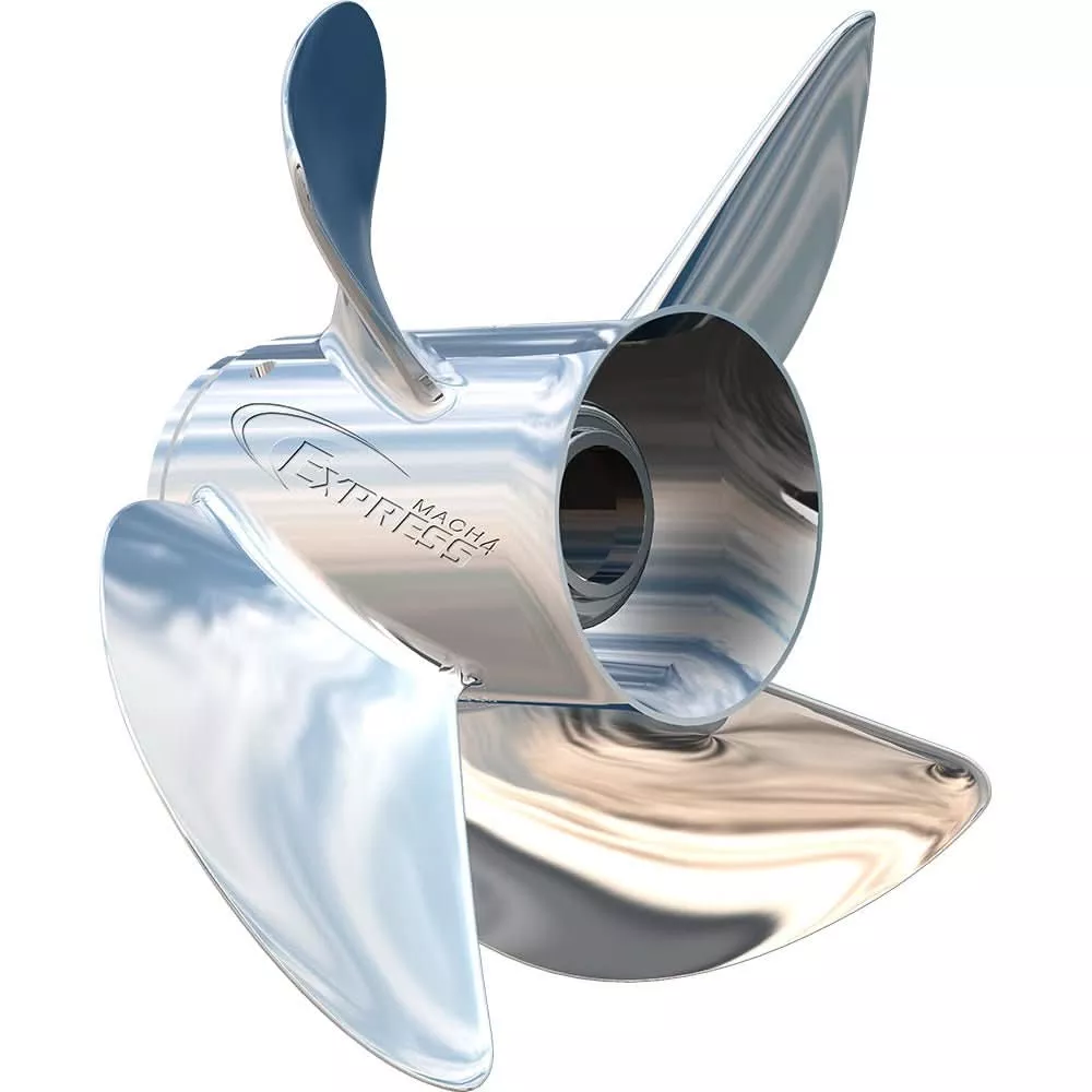 Turning Point Express EX1-1319-4/EX2-1319-4 Stainless Steel Right-Hand Propeller - 13 x 19 - 4-Blade - 31431930