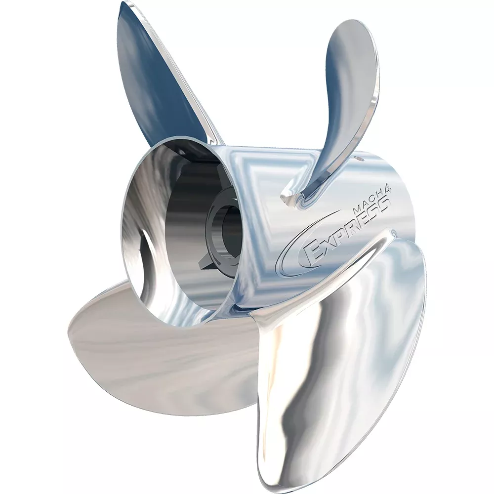 Turning Point Express Mach4 – Left Hand – Stainless Steel Propeller – EX-1419-4L – 4-Blade -14″ x 19 Pitch [31501941]