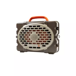 Turtlebox Gen 3: Loud! Outdoor Portable Bluetooth 5.0 Speaker - Delta Brown/Blaze Orange