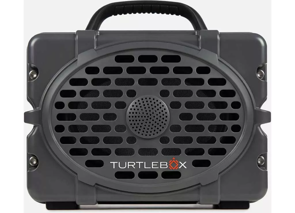 Turtlebox The Original Turtlebox Portable Speaker; Waterproof And Floats; Gray• TB-ORIG-G3-GRAY-BLK-BLK-2