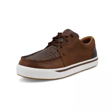 TWISTED X Men's Kicks Bison/Dark Chocolate Casual Shoes (MCA0069)