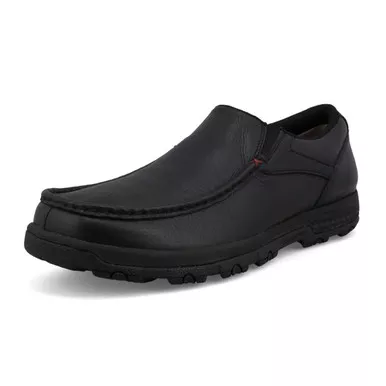 TWISTED X Men's Slip-On Antique Black Driving Moc (MXC0020)