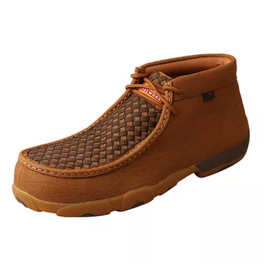 TWISTED X Men's Work Chukka Nano Toe Clay/Cocoa Driving Moc (MDMNT02)