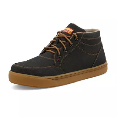 TWISTED X Men's Work Kicks Charcoal Shoe (MCAN007)