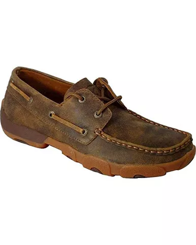 TWISTED X Womens Driving Bomber/Bomber Moccasins (WDM0003)