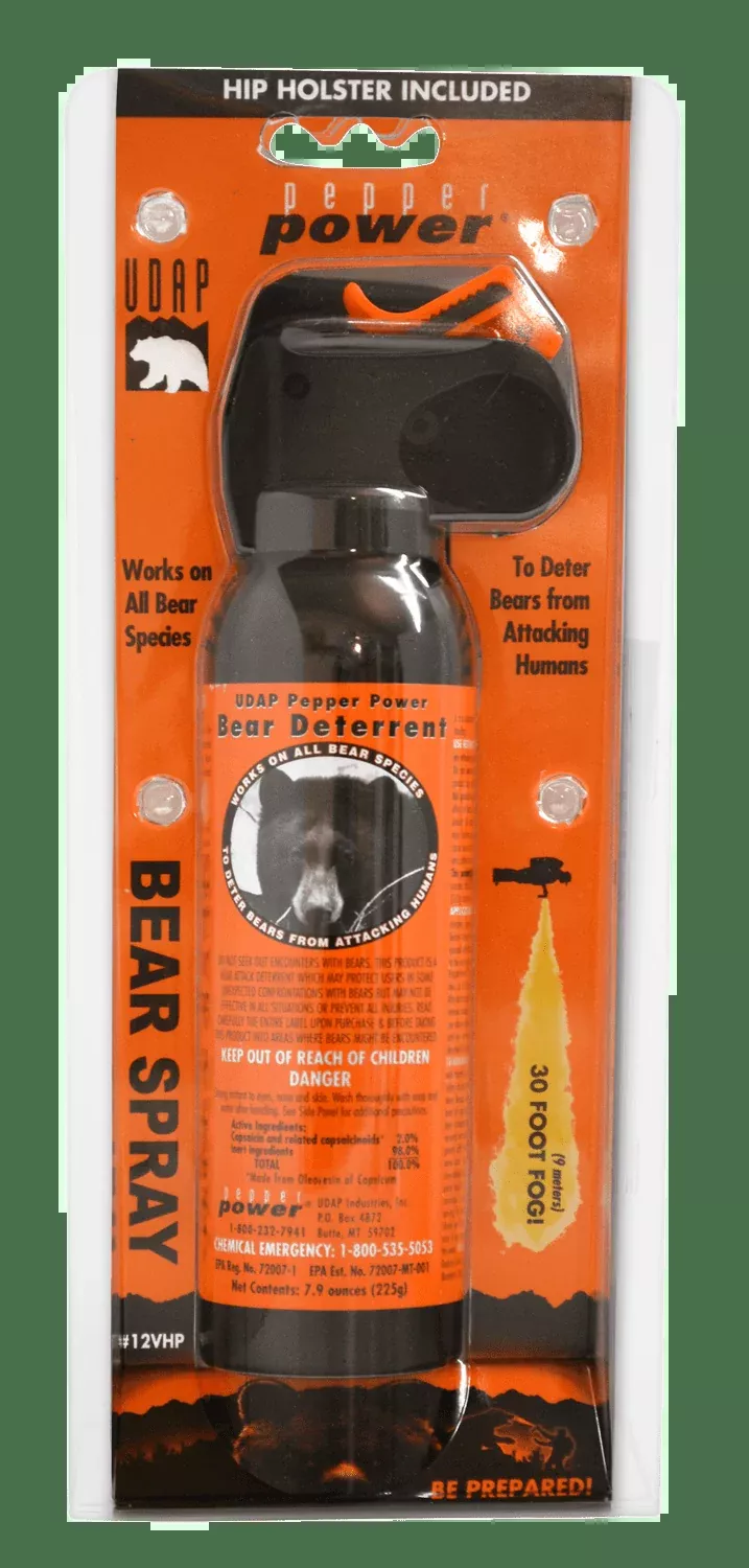 Udap Bear Spray, Udap 12vhp Orange Bear Spray 225g