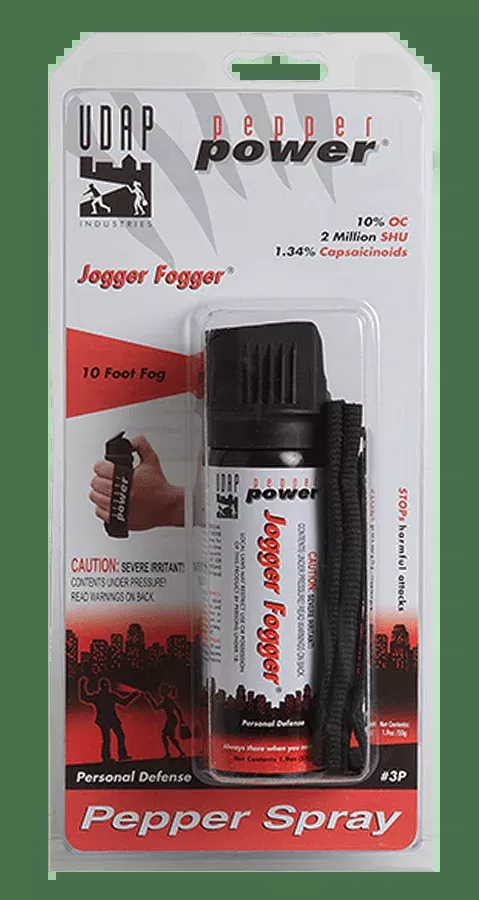 Udap Jogger Fogger, Udap 3pwhPepper Spray 55g 2oz Jogger W/holster