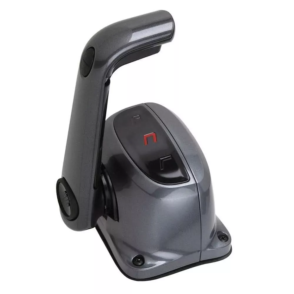 Uflex Single Lever Top Mount Control with Neutral Lock and Trim Switch - Black - B501BT/L