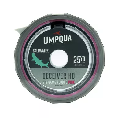 UMPQUA Deceiver HD Big Game Pink 25yds Fluorocarbon Tippet