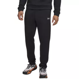 Under Armour Men's Armour Fleece Pants - Black/White - L