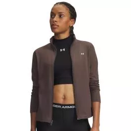 Under Armour Women's UA Motion Full Zip - Peppercorn/White - L