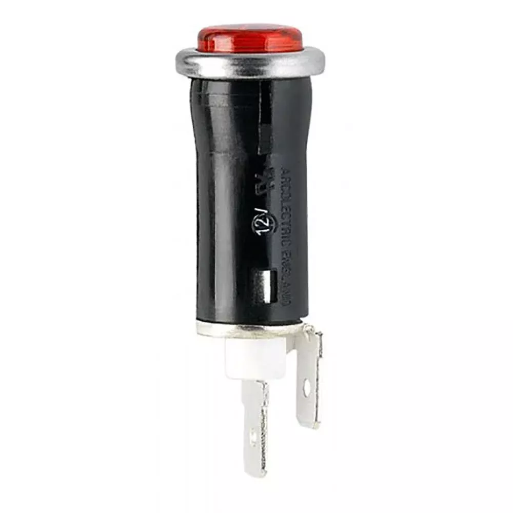 VDO Red Snap-In Panel Mount Light - 12V - 600-844