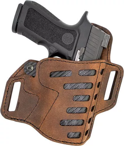 Versacarry Cmpnd Holster Owb – Kydex Lthr Rh 1911 Stl Sz2 Brn
