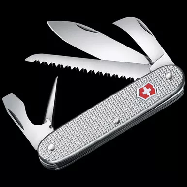 Victorinox Swiss Army 7 Alox 93mm Silver Folding Knife