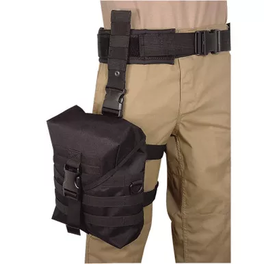 Voodoo Tactical 15-8179001000 Drop Leg Gas Mask Hip Platform