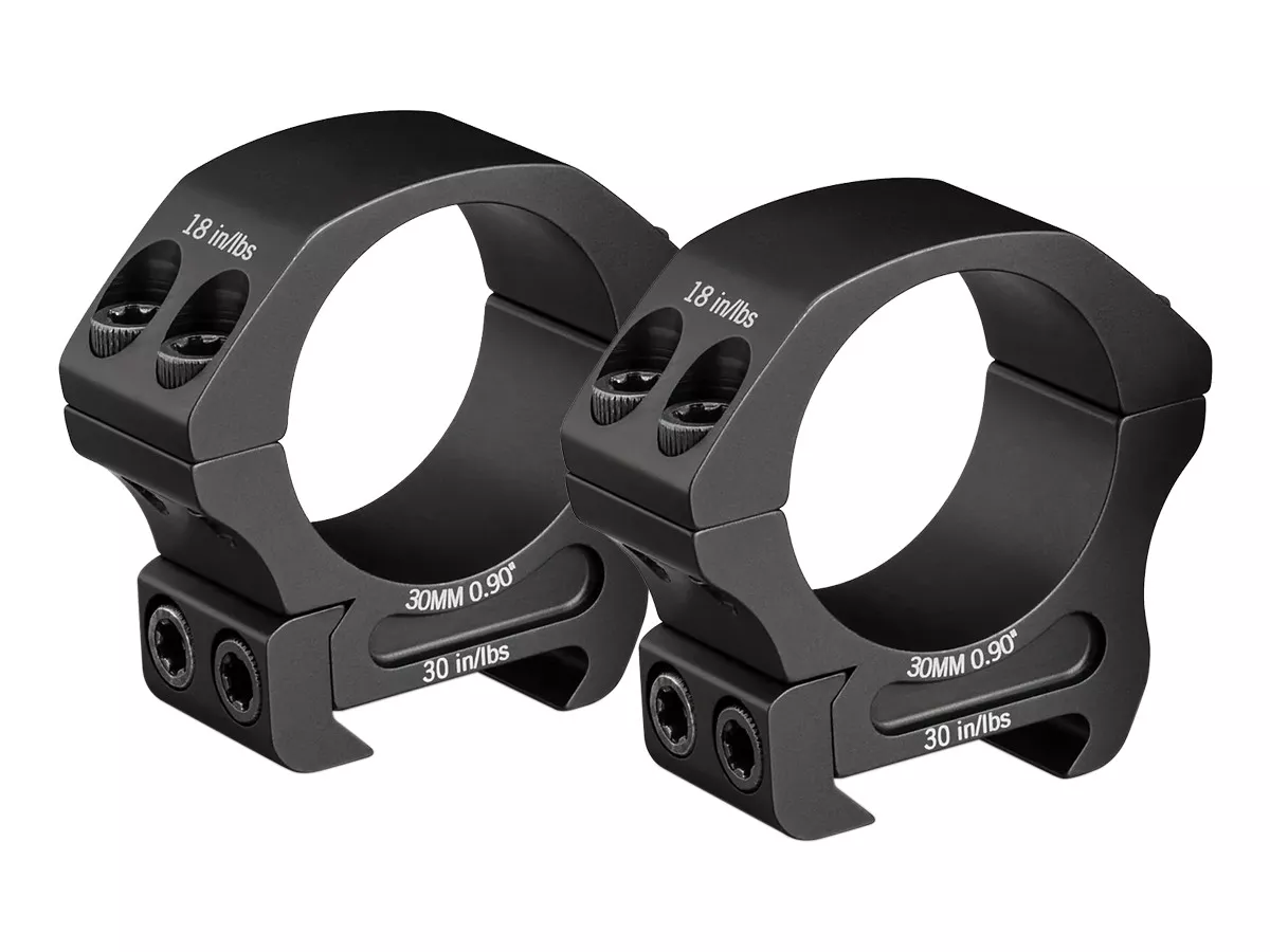 Vortex Pro Series 30mm Rings, Low, Weaver/Picatinny