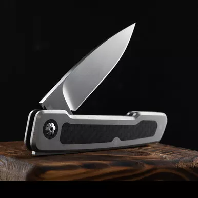 W.F. Steenkamp Custom Pointer Carbon Fibre Folding Knife