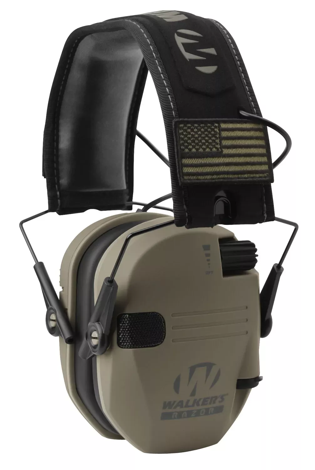 Walker’s Razor Patriot Slim Electronic Muff FDE