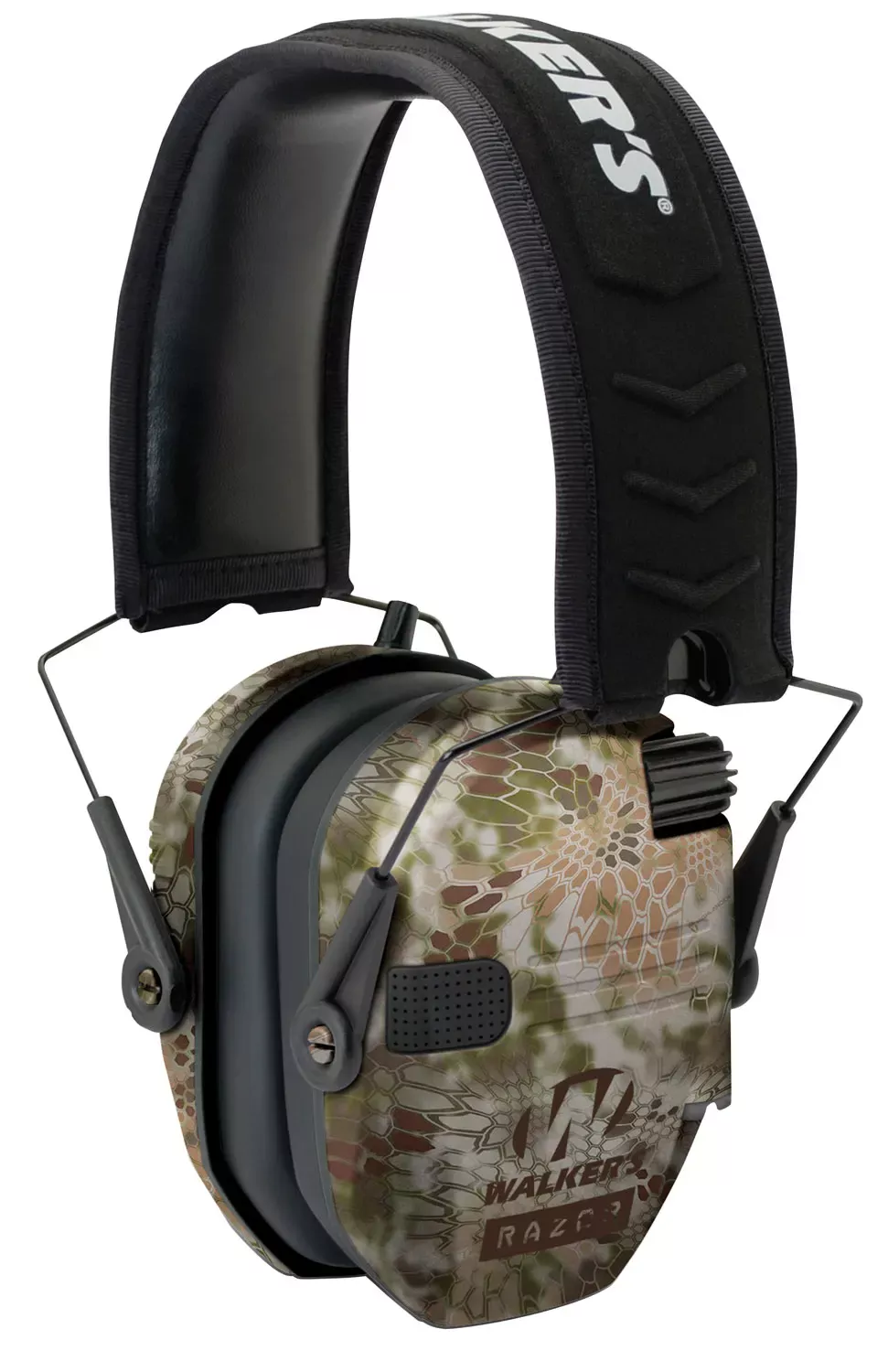 Walker's Razor Slim Shooter Folding Electronic Ear Muff Kryptek Highlander