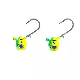 Walleye Nation Creations Tearjerker Tungsten Jig - 1/8 oz. - Firetiger - 2 Pack