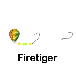 Walleye Nation Creations Worm Harness - Firetiger
