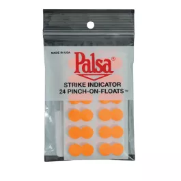 Wapsi Palsa Pinch-On Strike Indicators - Flo Orange