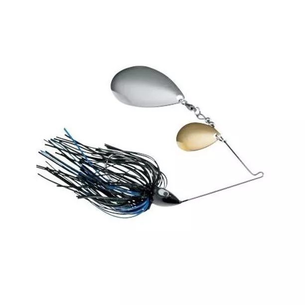 War Eagle Night Time Spinnerbait – Black Blue Nickel #WE12PSBN55