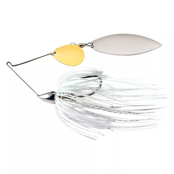 War Eagle Tandem Willow Spinnerbait – 1/2 Oz White Silver #WE12NT01S