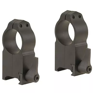 Warne 1" Maxima Quick-Detachable Weaver-Style Rings Matte Ultra High