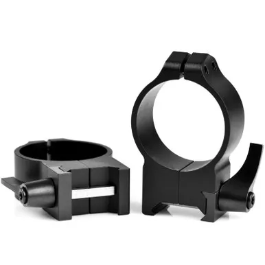 WARNE Maxima Steel 34mm Quick Detach High Matte Rings (222LM)