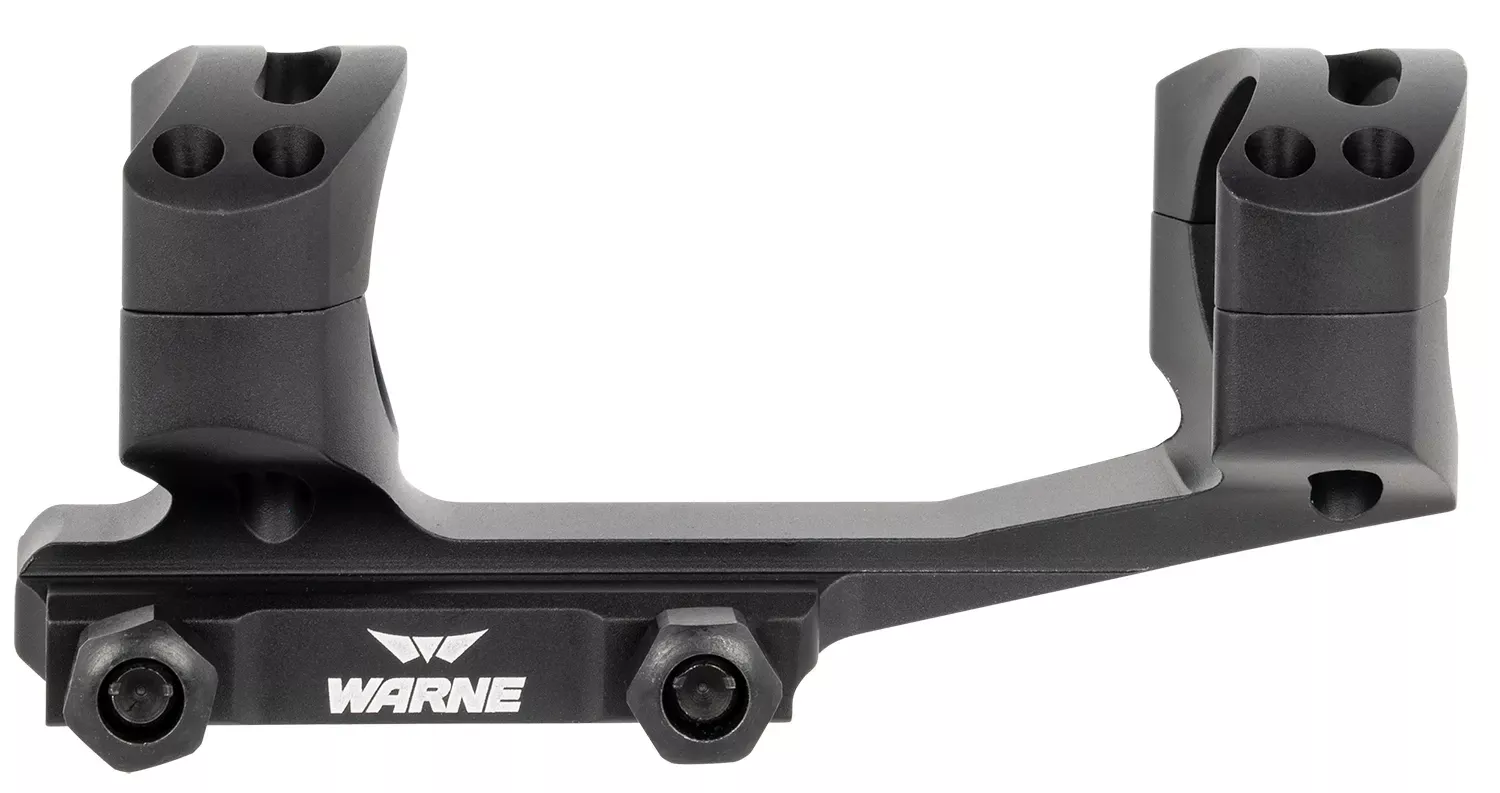 Warne Skeletonized Scope Mount/Ring Combo Picatinny Ultra High 34mm Black XSKEL34TW