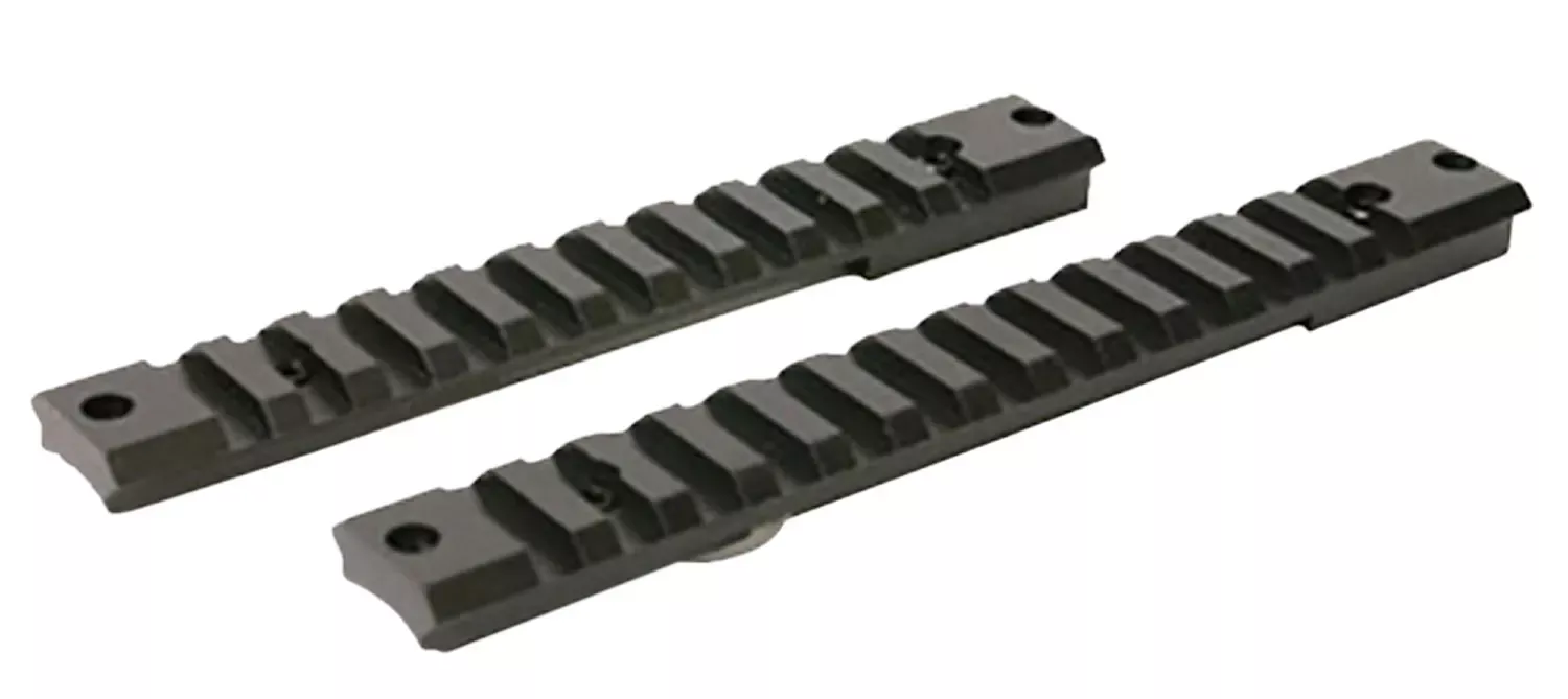Warne Tactical RailRemington 700/CVA Paramount Rifle/Muzzleloader Short Action Picatinny Rail Matte Black Steel