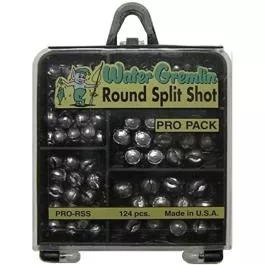 Water Gremlin Round Split Shot Pro Pack – 124 pcs,