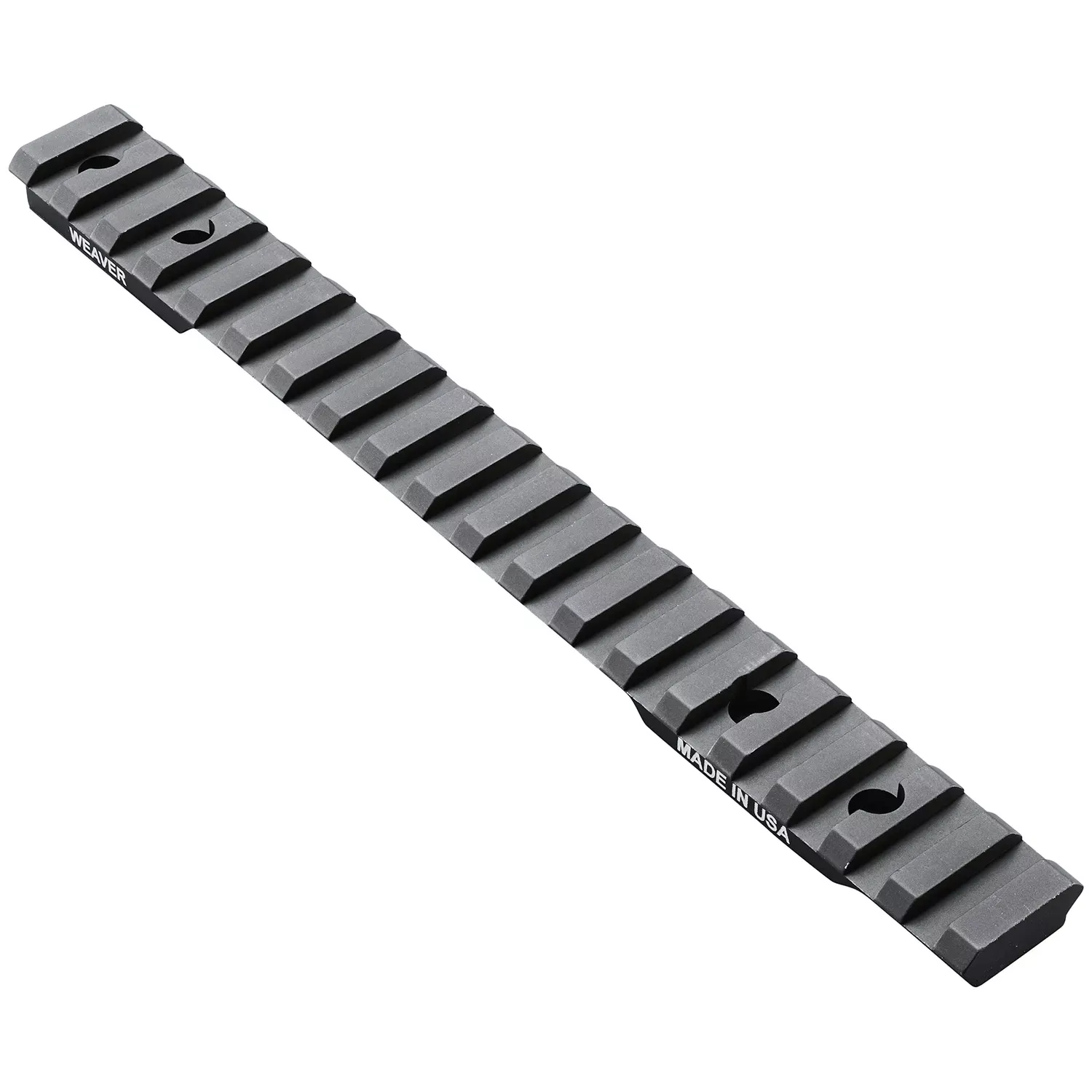 Weaver Mounts Extended Multi-Slot Base Black Anodized Savage Target Long Action 20 MOA