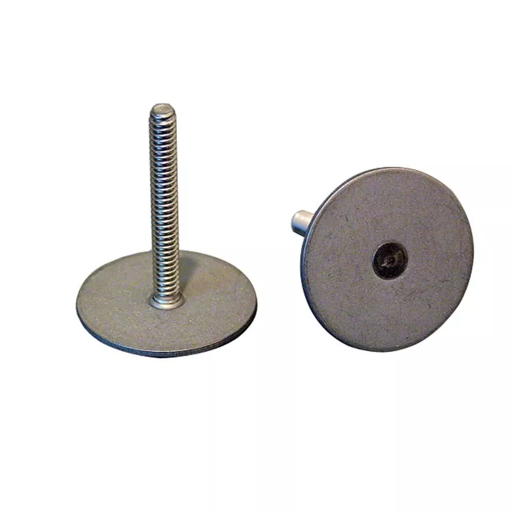 Weld Mount 1.5" Tall Stainless Steel Stud with #10 x 24 Threads - Qty. 10 - 102424