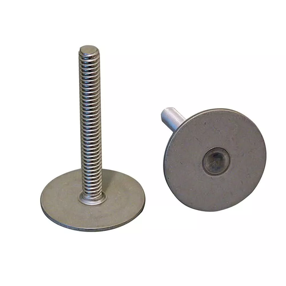 Weld Mount 2.5" Tall Stainless Stud with 1/4" x 20 Threads - Qty.10 - 142040