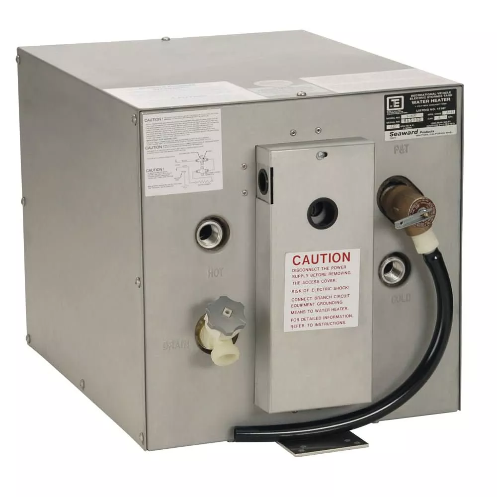 Whale Seaward 6 Gallon Hot Water Heater with Rear Heat Exchanger - Galvanized Steel - 120V - 1500W - S600