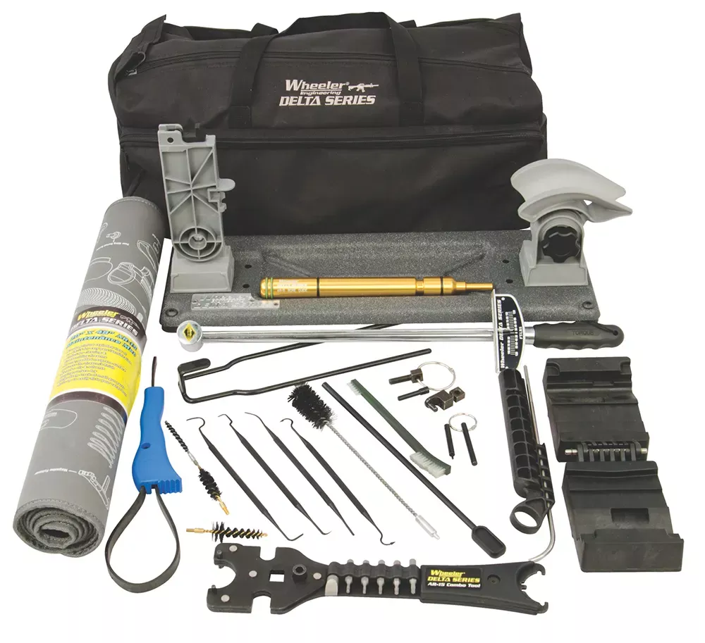 Wheeler Armorer’s Professional Kit Black Multiple Rifle AR15/M16 19 Pieces