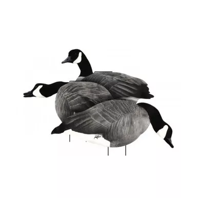 WHITE ROCK DECOYS Rockonomy 2D Canada Goose Silhouette Decoys, 12-Pack (FLATCG)