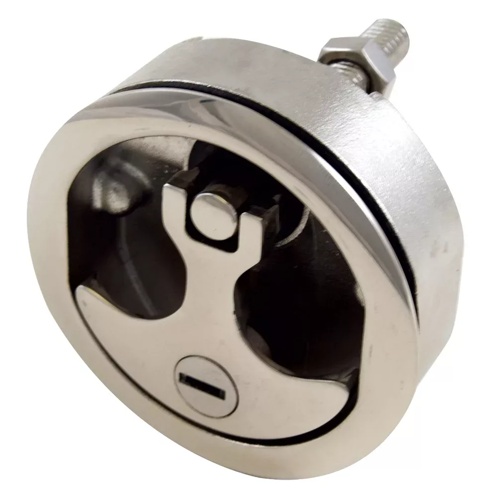 Whitecap Compression Handle – 316 Stainless Steel – Locking – 3″ Outer Diameter [S-0236C]